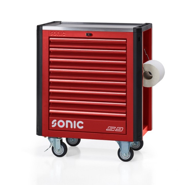 Werkstattwagen NEXT S9 rot gefüllt, 384-tlg.