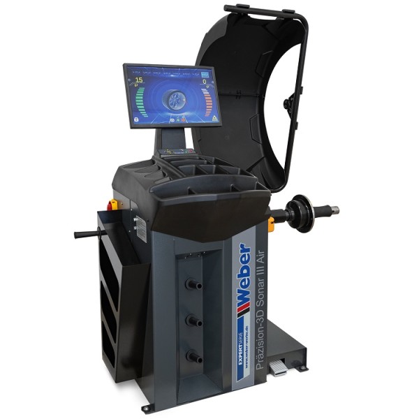 PKW Radwuchtmaschine Weber Expert Serie Präzision-3D SONAR III Air
