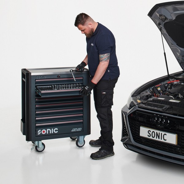 Werkstattwagen NEXT S9 gefüllt, 249-tlg.