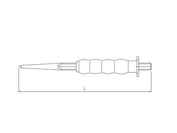 Zentrierkörner, 185mm